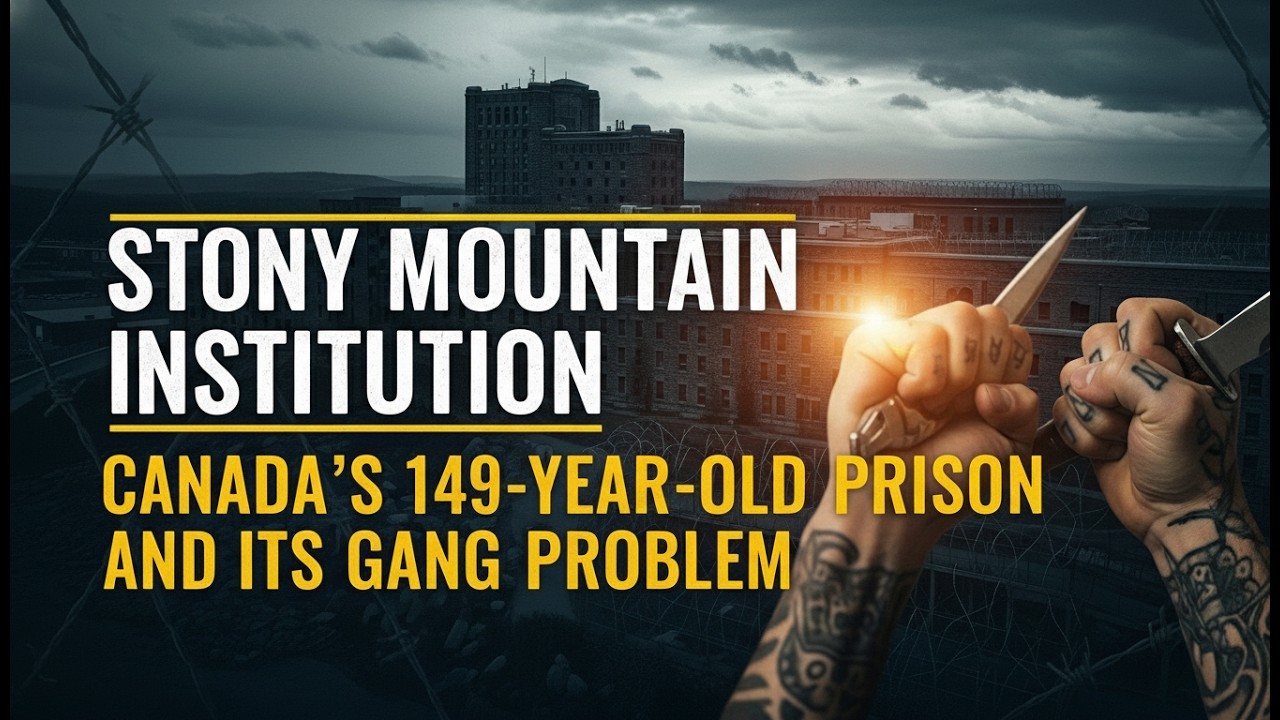 STONY MOUNTAIN INSTITUTION - CANADA'S 149-YEAR OLD  PRISON AND ITS GANG PROBLEM.