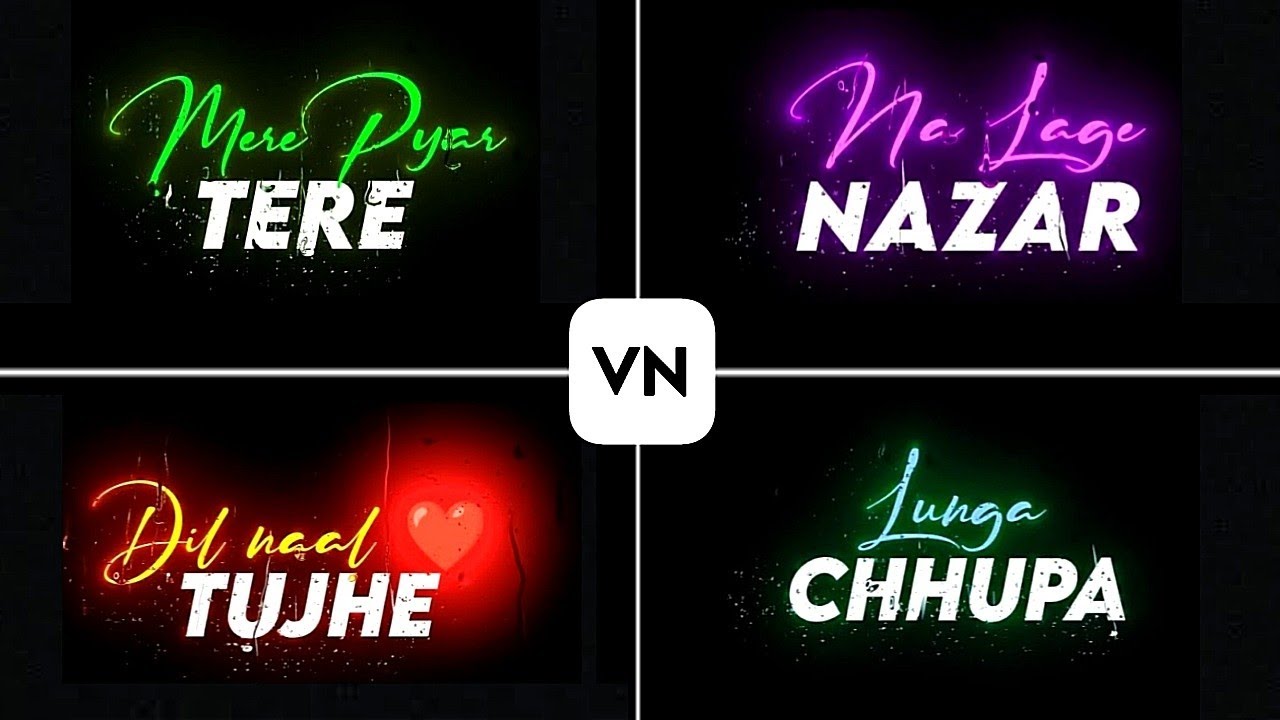 VN trending Lyrics video Editing | Lyrics video Editing In Vn App | Lyrics video editor