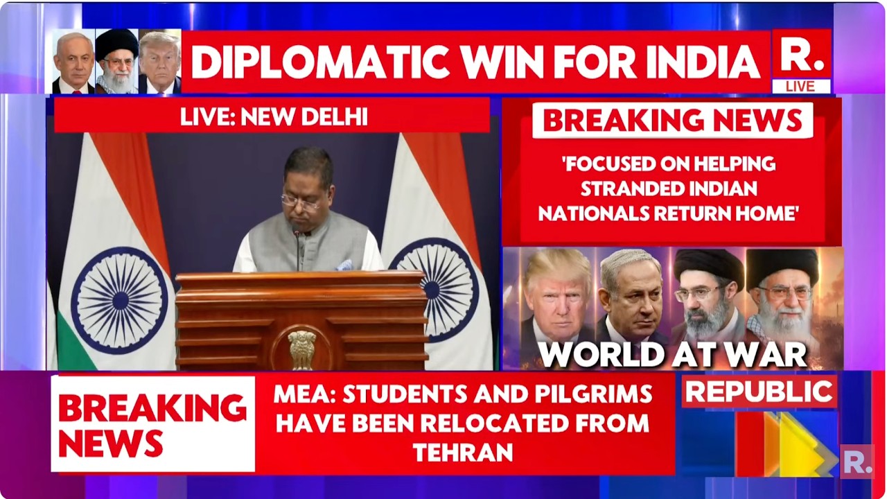BREAKING:Iran Allows Indian Tankers To Pass Through Hormuz Strait After EAM Jaishankar-Araghchi Call