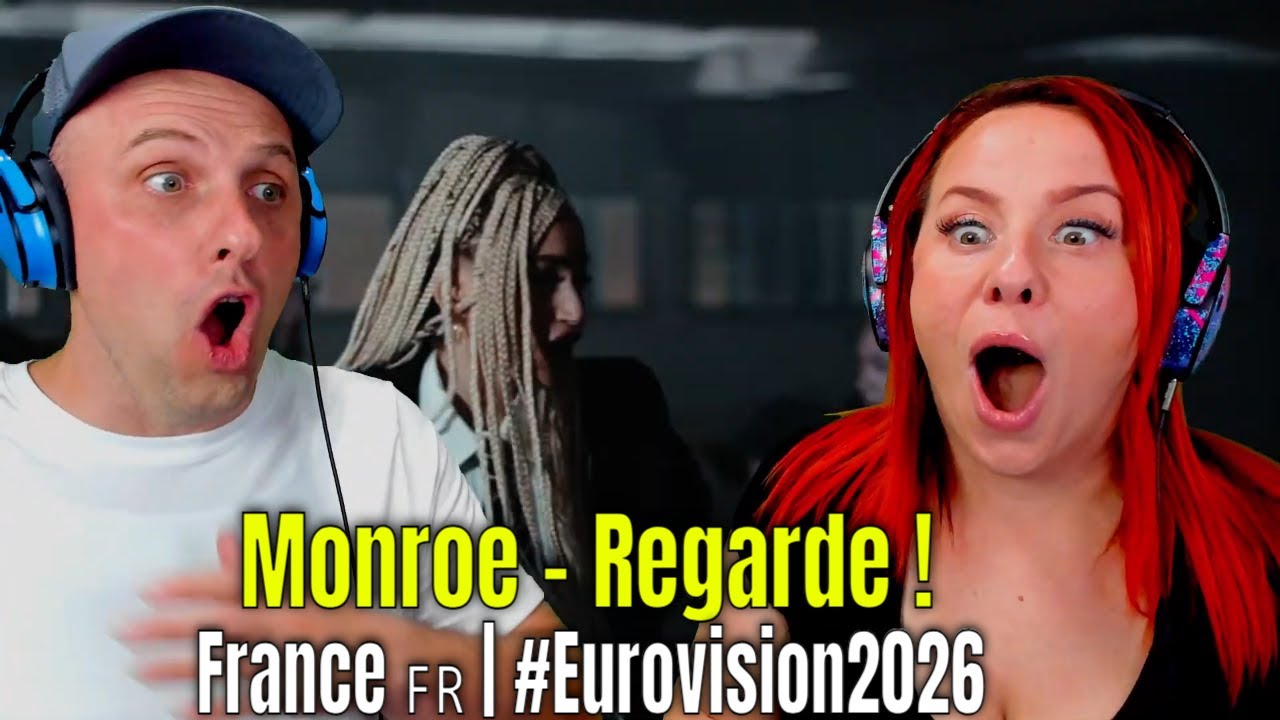 Monroe - Regarde ! | France 🇫🇷 | Official Music Video #Eurovision2026 | THE WOLF HUNTERZ REACTIONS