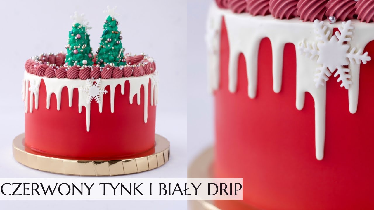 Czerwonych tynk w 5 minut, przepis na biały drip