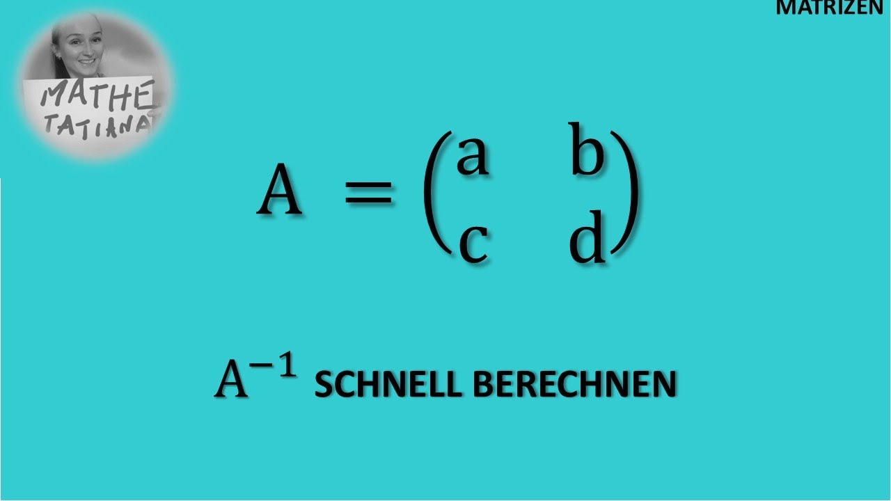 Wie berechnet man schnell die Inverse einer 2x2-Matrix? #inverse #matrix #tutorial #studium