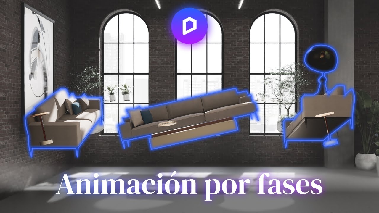 Cómo funciona la animación por fases paso a paso en D5 render