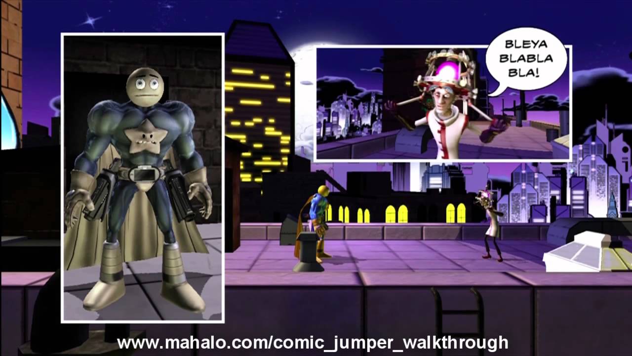 Comic Jumper Walkthrough - Prologue - The Adventures of Captain Smiley Part 1