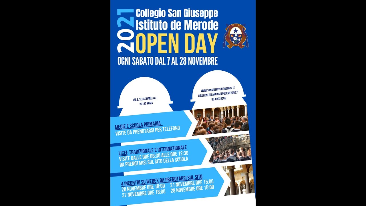 Openday: tour virtuale completo