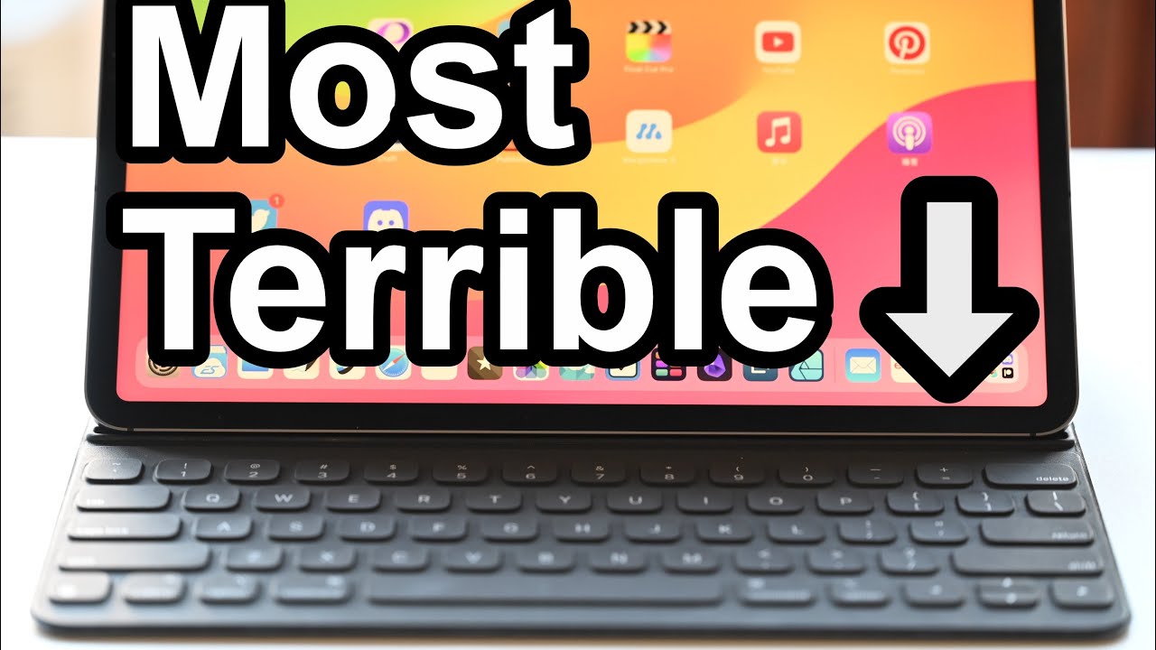 Why this is the most terrible keyboard Apple ever made? 12.9 iPad Smart Keyboard Folio Review