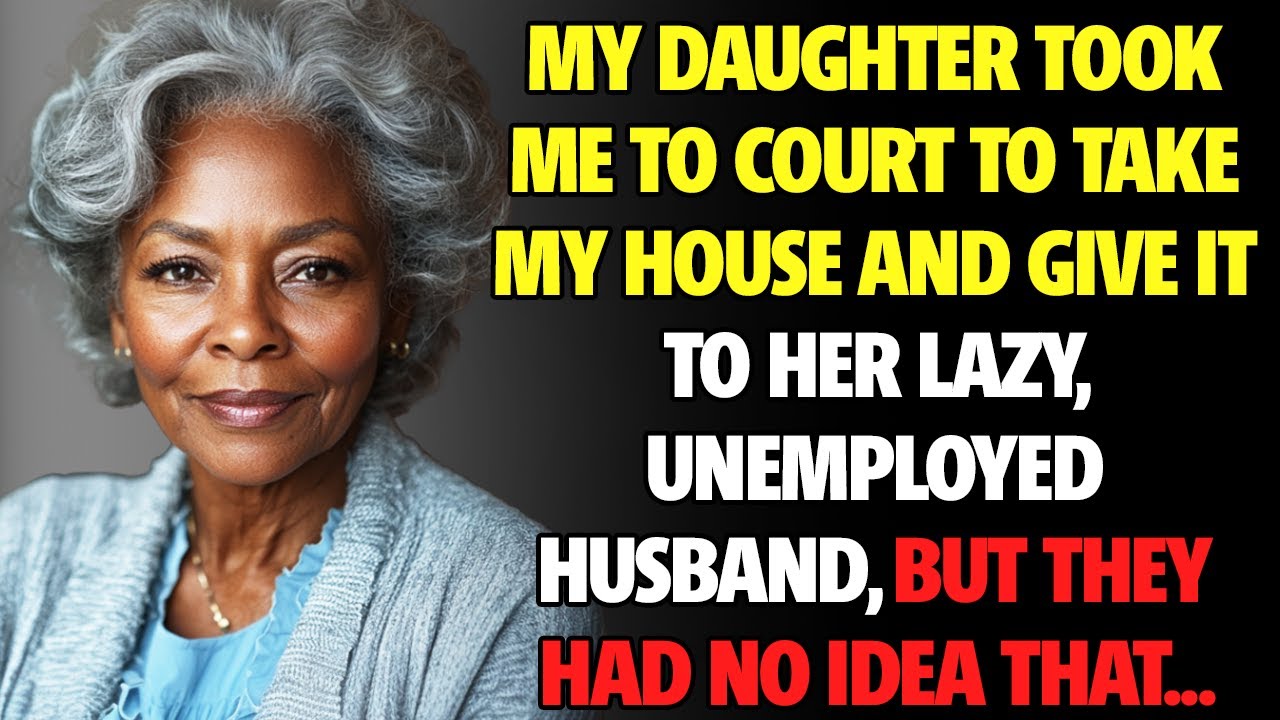 My own daughter sued me to take my $850K house... for a man who doesn't work | family drama story