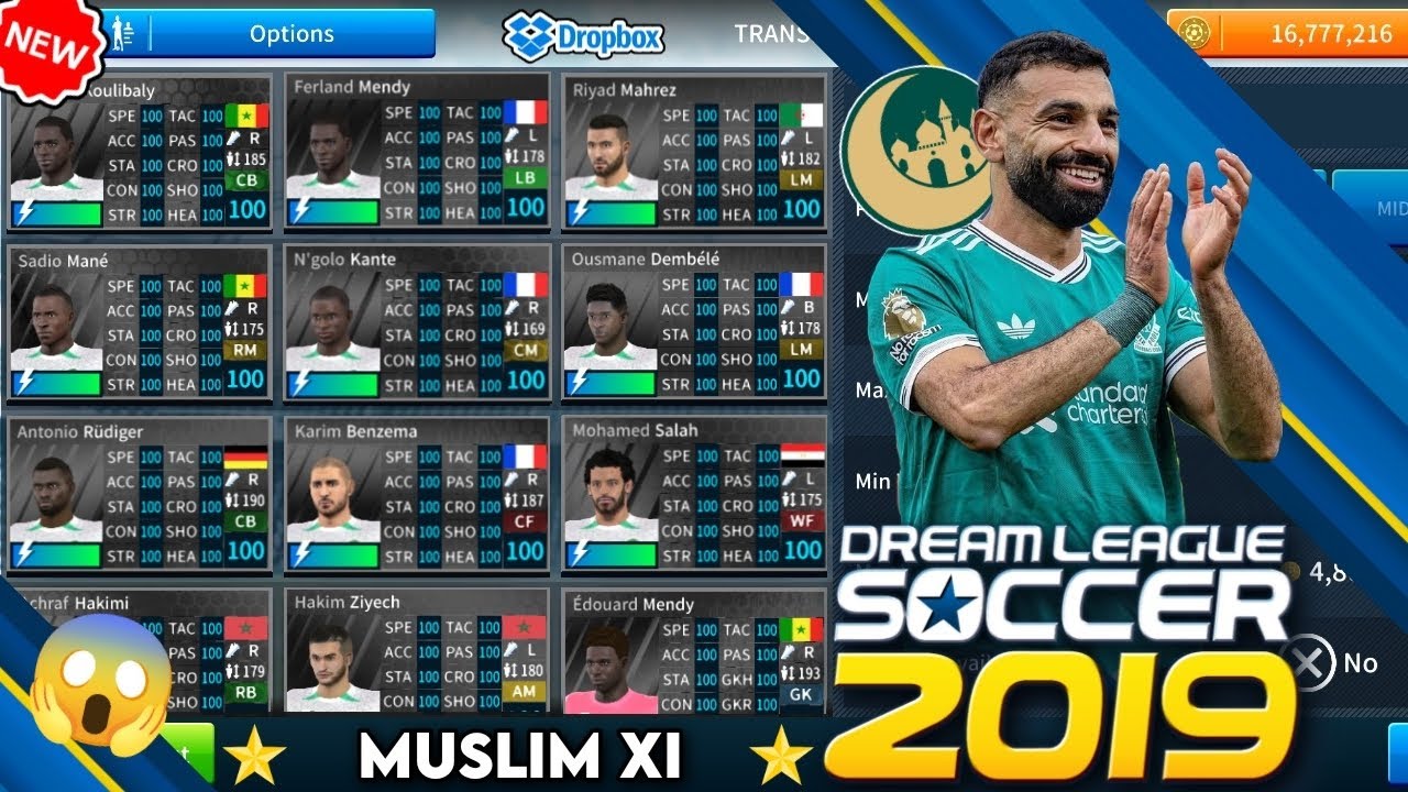 😱How To Get Muslim XI 2026 Season Team (with Salah, Mané, Mendy & etc) In Dream League Soccer 2019☪️