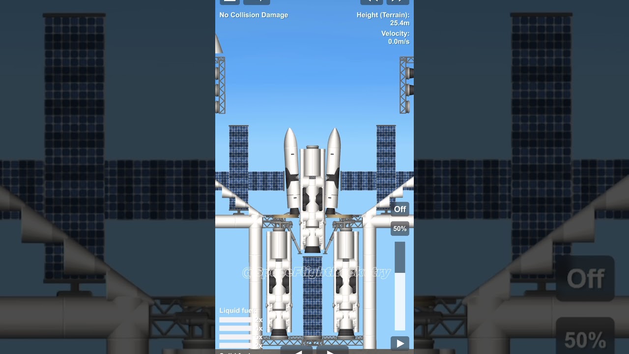 SFS Rocket Factory #spaceflightsimulator #sfs #shorts