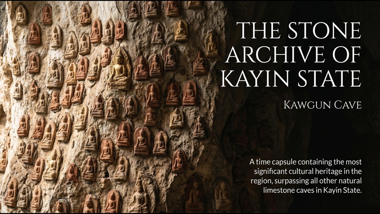 Kawgun Cave: The Queen of Martaban’s Ancient Masterpiece (Myanmar History)