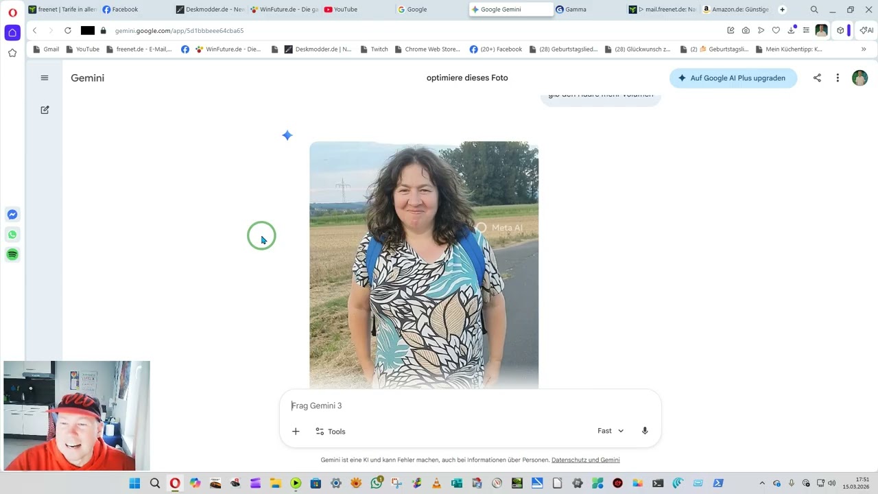 Megacoole Bildbearbeitungsfunktionen von Gemini am PC