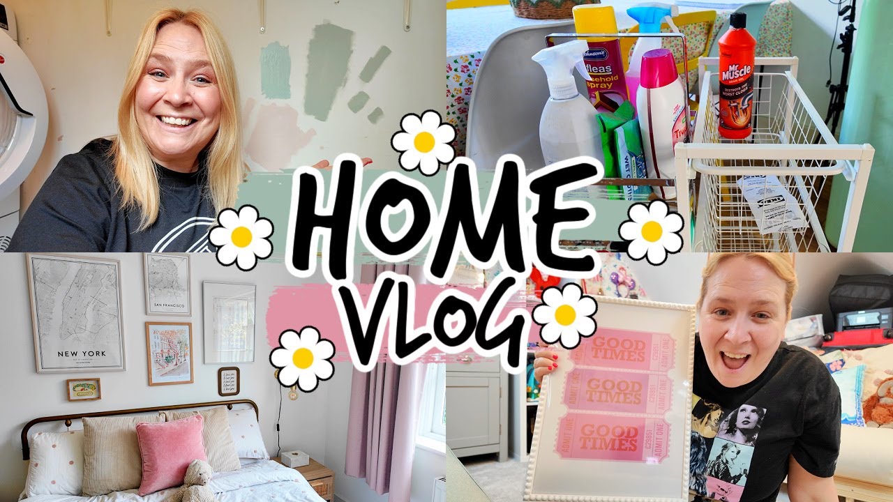 Paint & Organise With Me, Summer Plans & Lovely New Home Decor | HOME VLOG 🏡