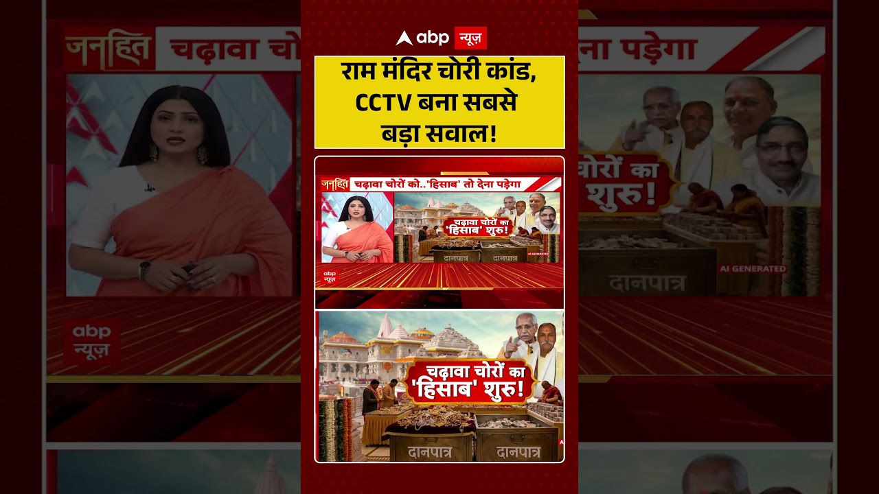 Chitra Tripathi On Ram Mandir Scam :राम मंदिर चोरी कांड, CCTV बना सबसे बड़ा सवाल! | #viral #ytshorts