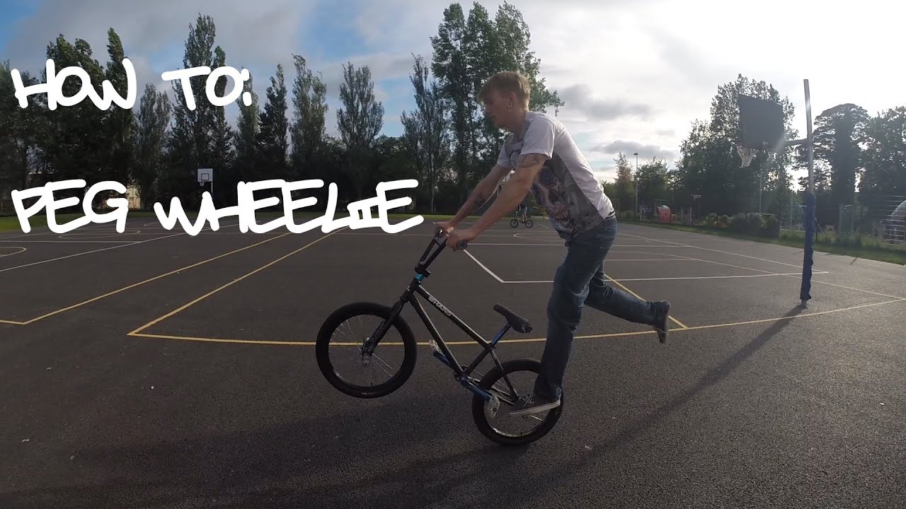 HOW TO FLATLAND BMX | Peg Wheelie/Rocket Manual