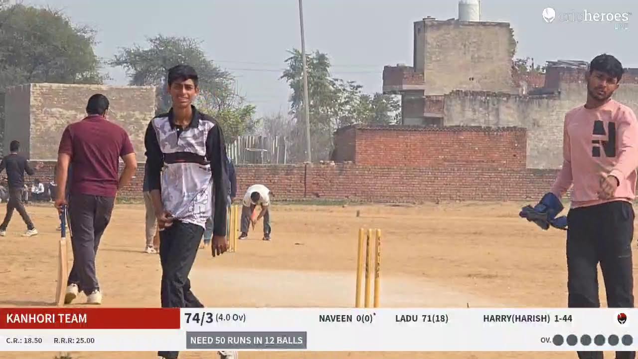 Baba Khota Club Bachini vs Kanhori Team live cricket match | Bahala Cricket Tournament  live - baha