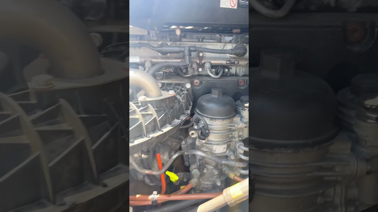 Frightliner cascadia bad high pressure fuel line. $13k fix #truckdriver