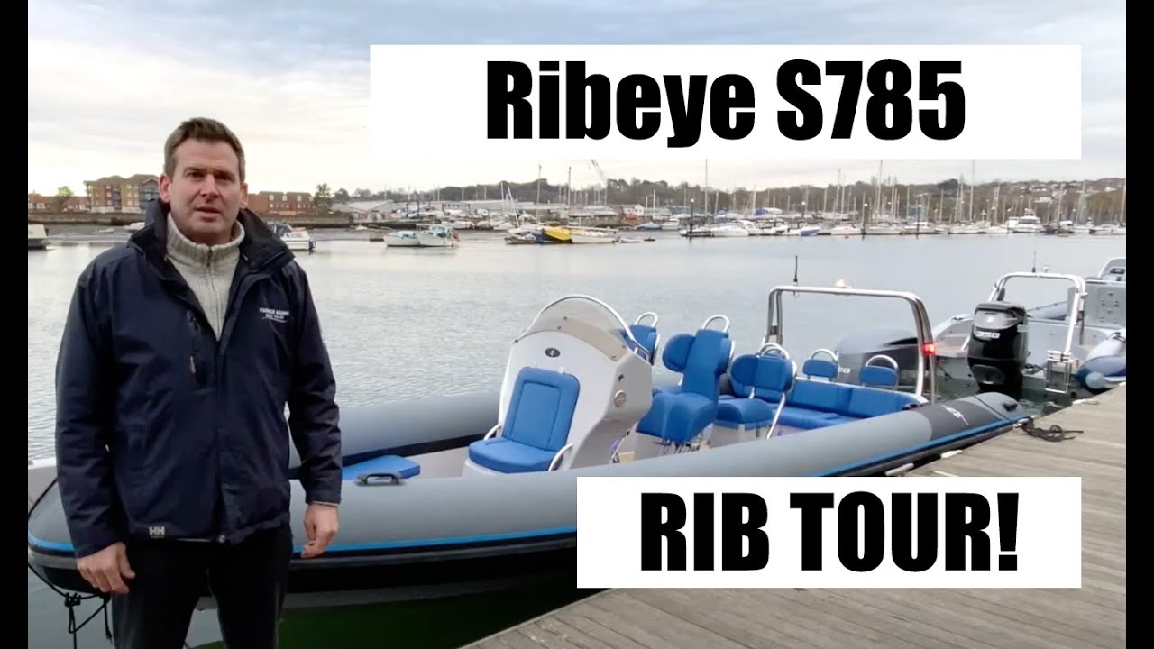 Ribeye RIB Tour! S785 785 RIB with Yamaha 300HP - Learn about the S785 with our latest yacht tour.