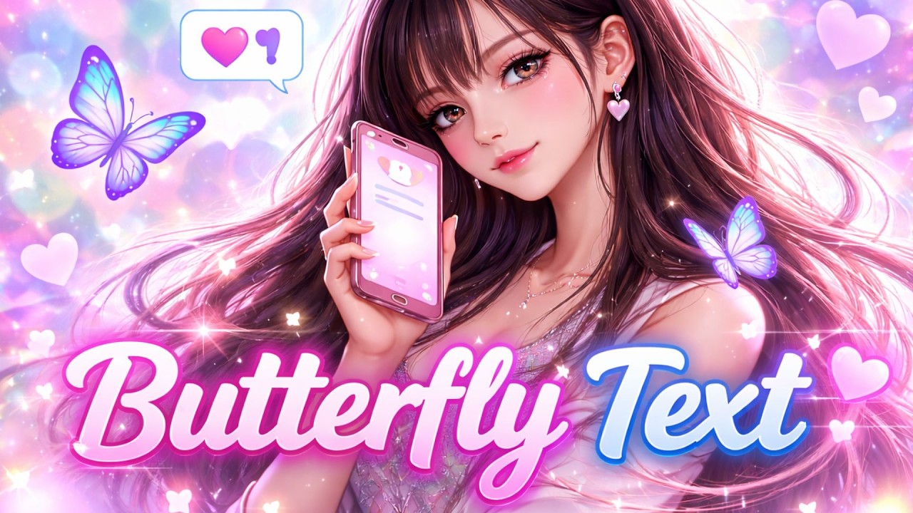Butterfly Text - Nyxie K-POP