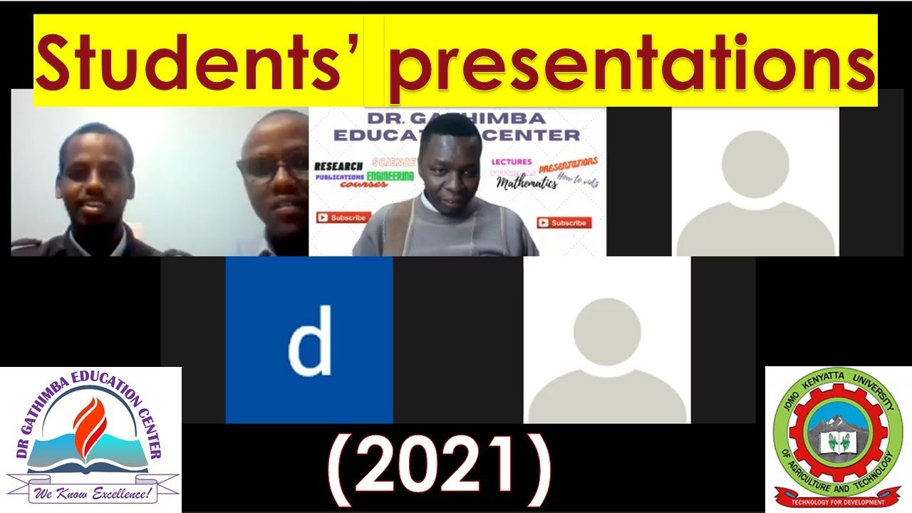 Civil engineering students project concept presentation practice