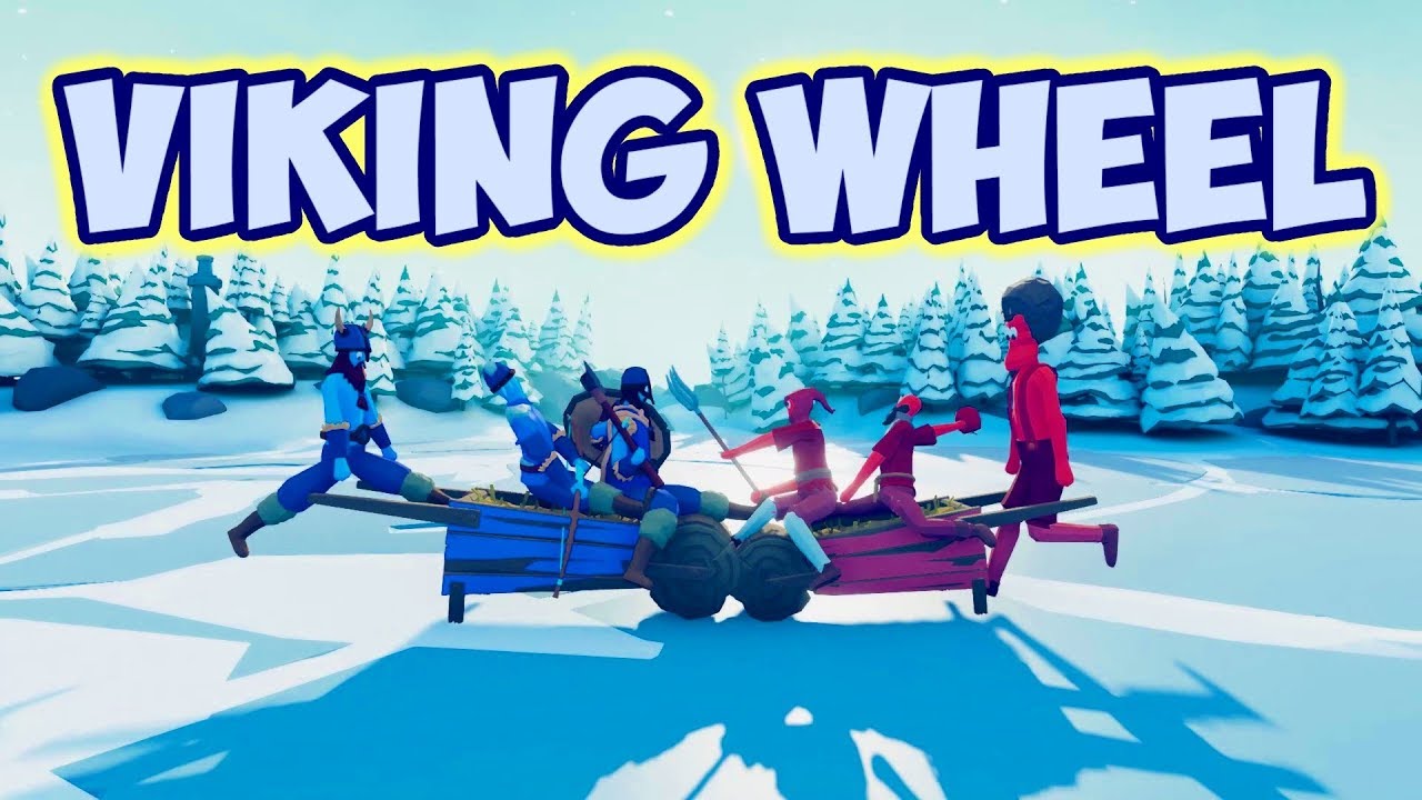 VikingWheel! Brawler+Ice Archer+Longship Carrier vs Every Unit 1v1  - TABS MODS UnitPossessionUpdate