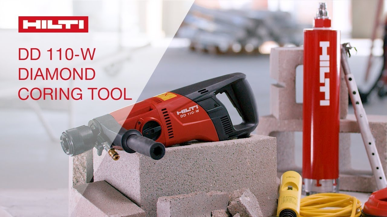OVERVIEW of Hilti's DD 110-W diamond coring tool