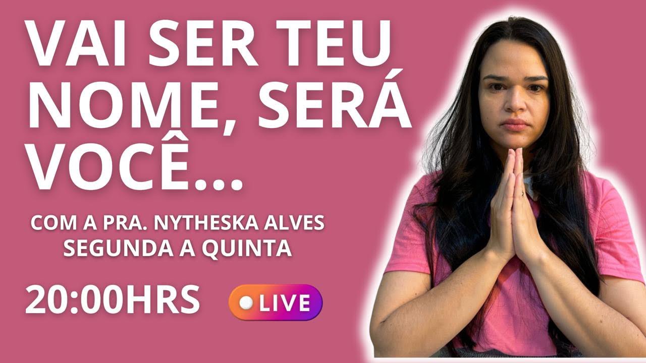 Chegou a sua vez diz O Senhor!
