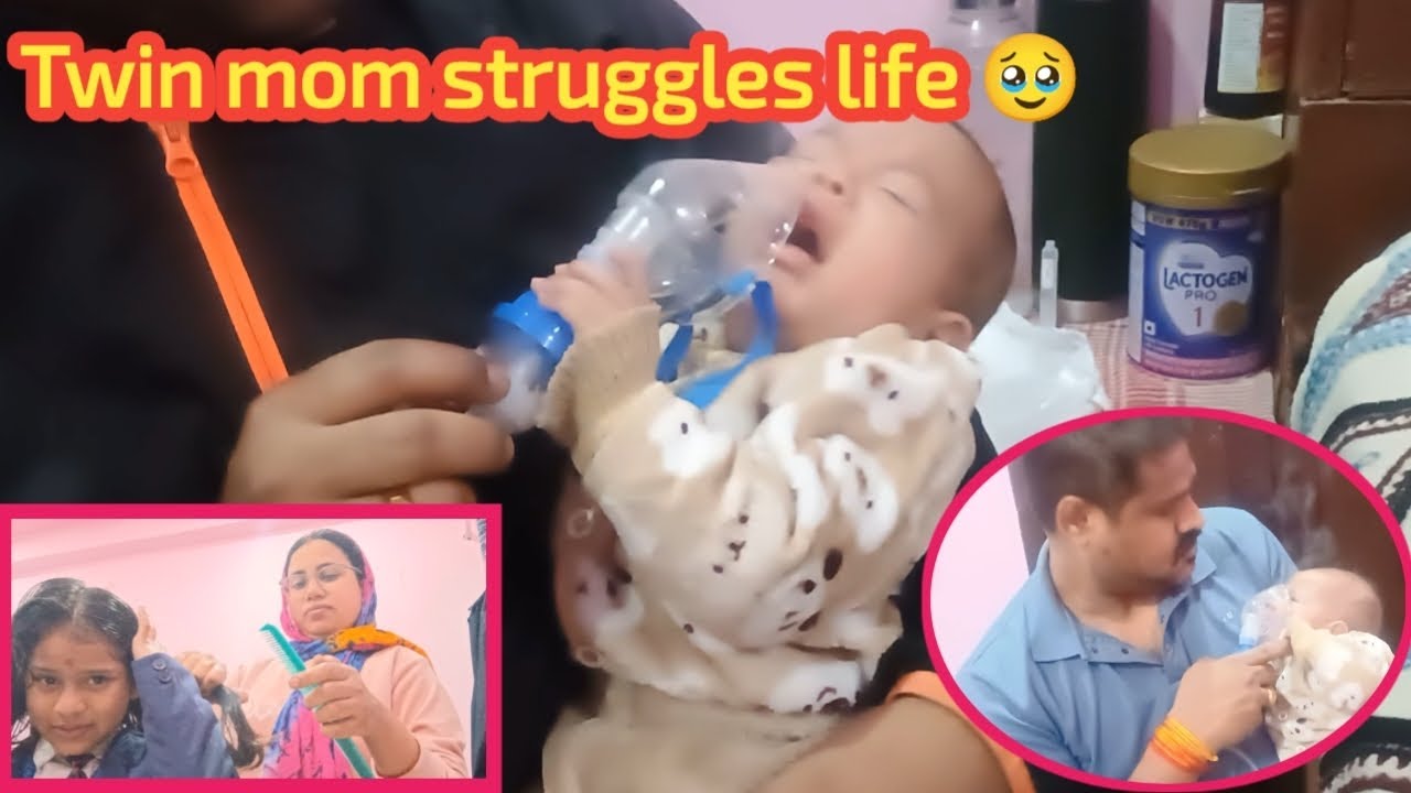 अचानक हुई मेरे दोनों बच्चों की तबीयत खराब 🥺😢 | रात को सामान पैक करके दी के घर आना पड़ा 🥰 |