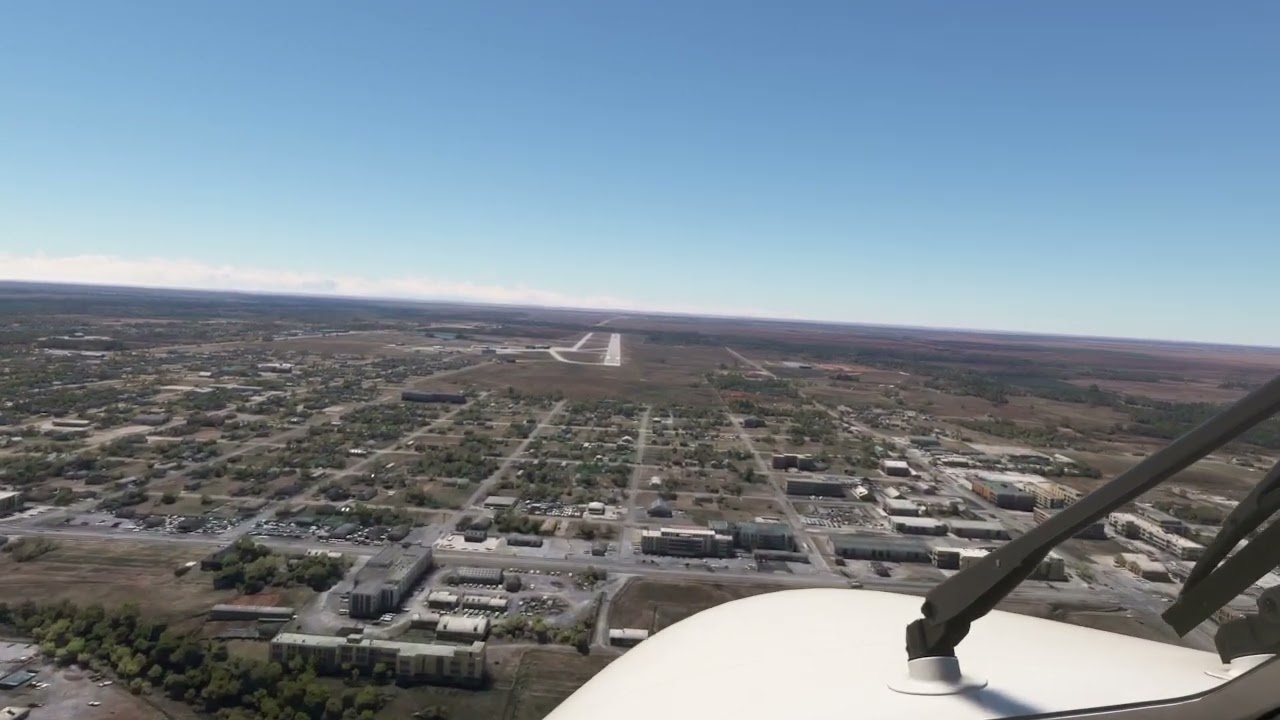 Landing in Lawton Oklahoma | KLAW (LAW) | Lawton Fort Sill Regional Airport #landingvideo #fs2020