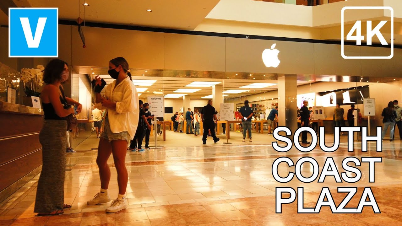 [4K] SOUTH COAST PLAZA - Walking around South Coast Plaza, Costa Mesa, Orange County - 4K UHD