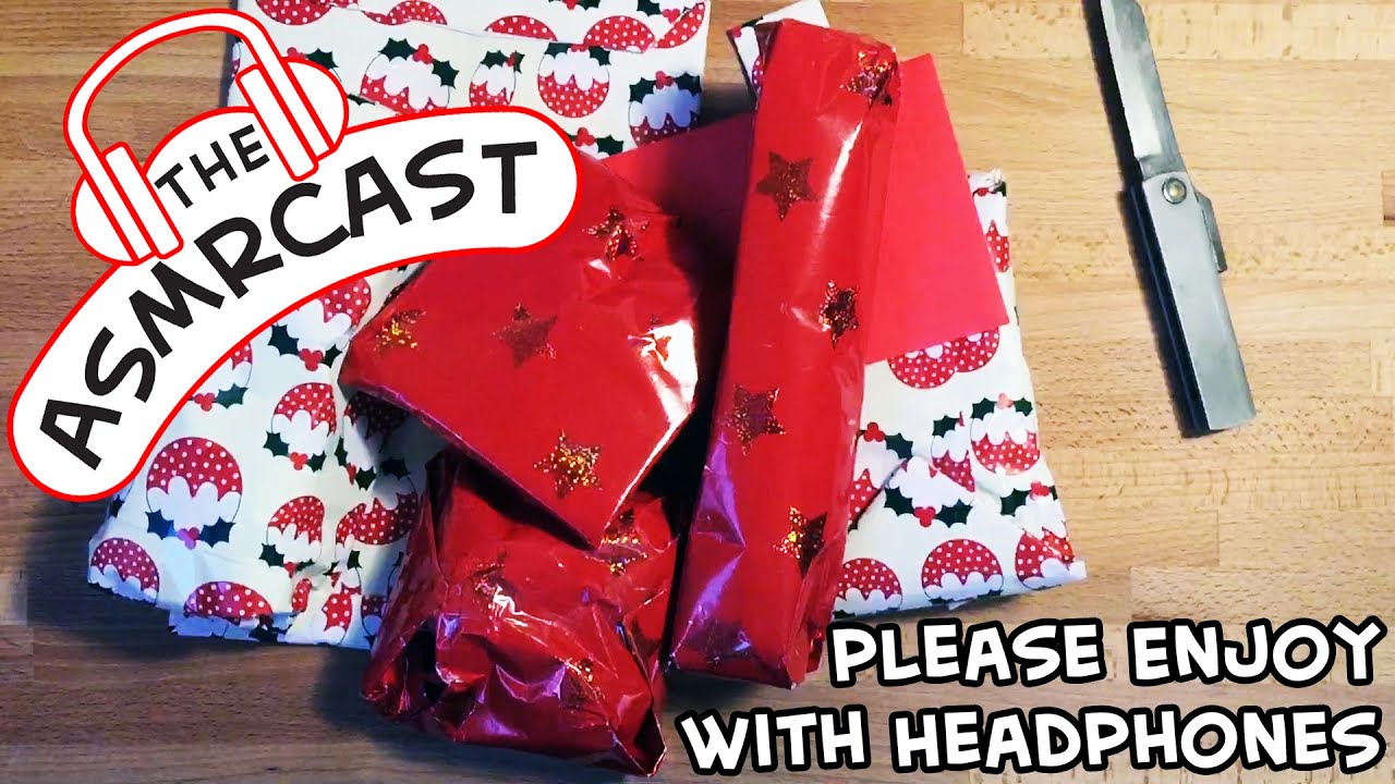 ASMR Unboxing - Unboxing and Unwrapping My Secret Santa Presents! Reddit & RedditGifts ASMR