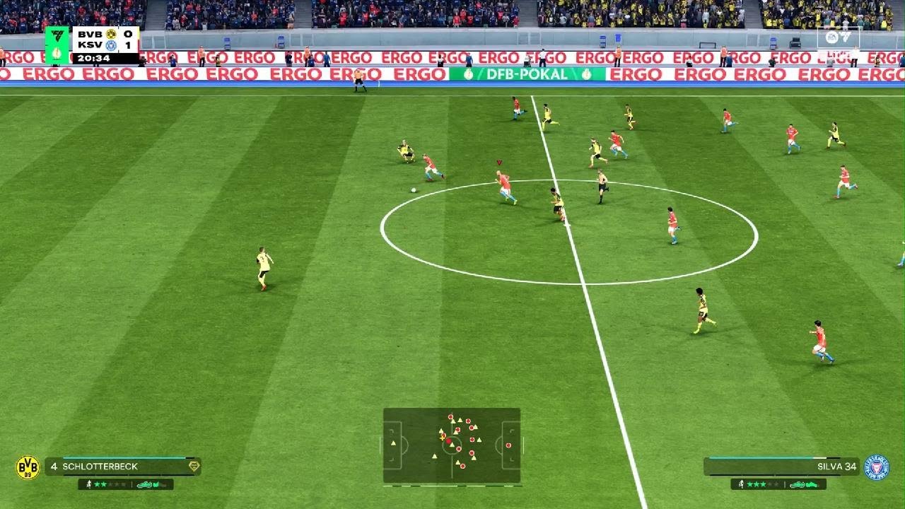Fc26 hoisten Kiel vs borussia Dortmund DFB pokal final