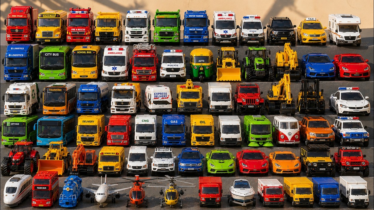 Big Toy Vehicle Collection for Kids