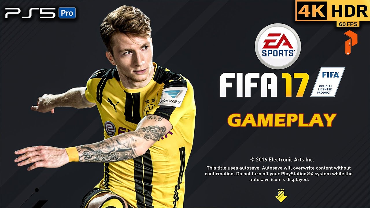FIFA 17 Next-Gen Feel 😍 PS5 Pro 4K HDR Full Gameplay Review #fifa #ps5 #gameplay #4k #fifa17 #viral