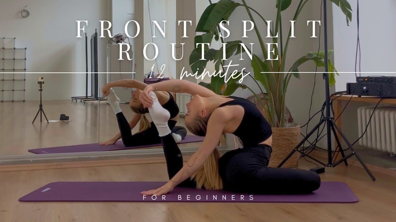 12 Min Front Splits Routine with Timer | Flexibility Training for All Levels
