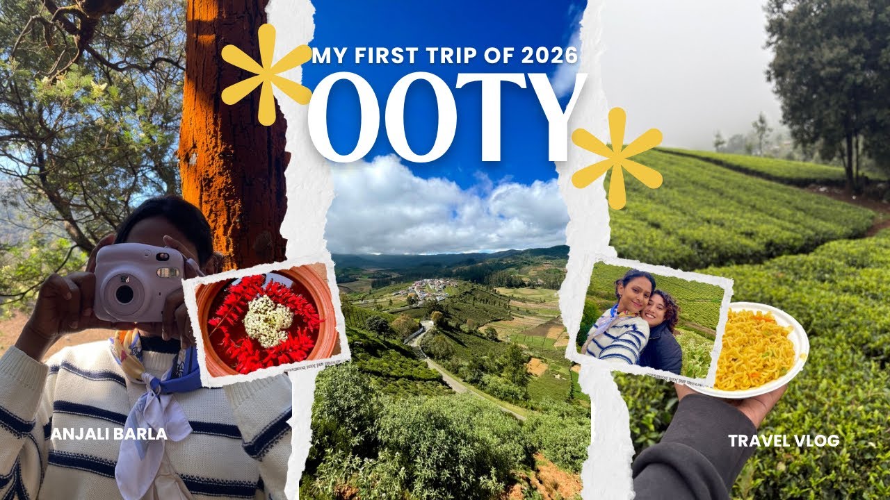 My First Trip of 2026 | Ooty Travel Vlog🍃⛰️