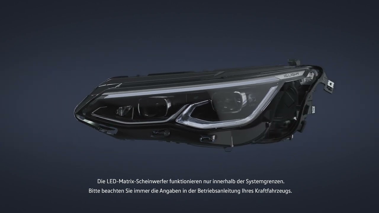IQ.LIGHT - LED-Matrix-Scheinwerfer | Volkswagen Technologie
