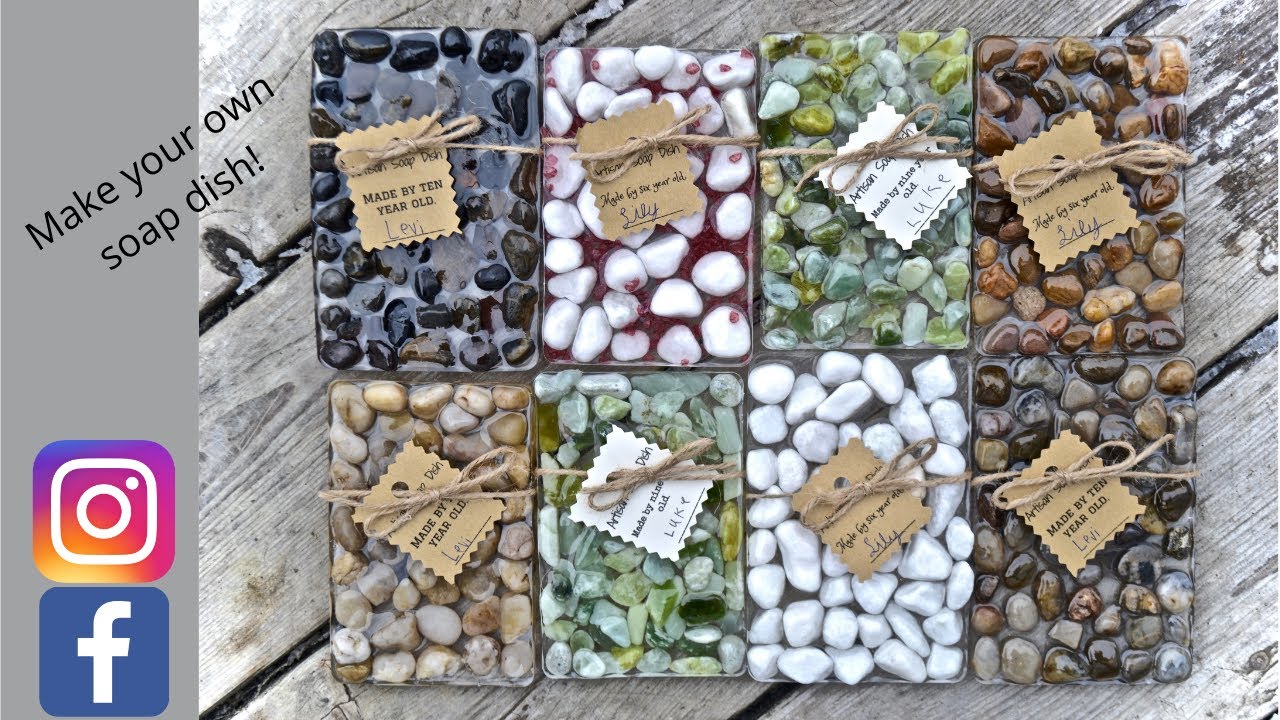 Resin Soap Dishes: so EASY to make, my children started their own mini 