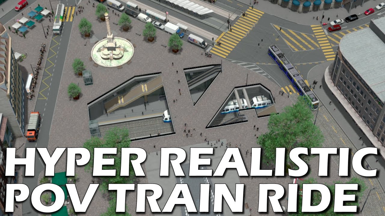 Cities: Skylines - Loz POV #2 - Light Train Line