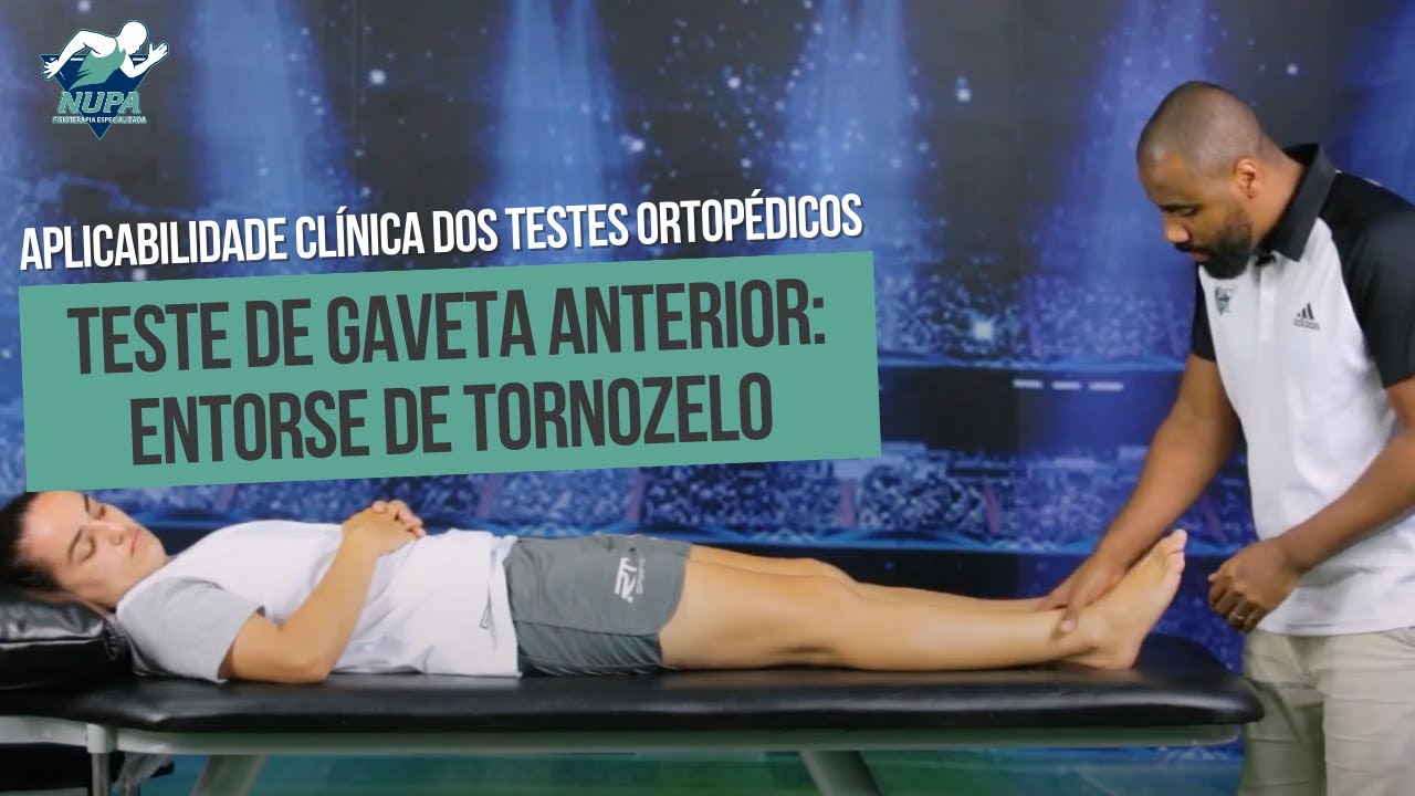 TESTE DE GAVETA ANTERIOR DO TORNOZELO