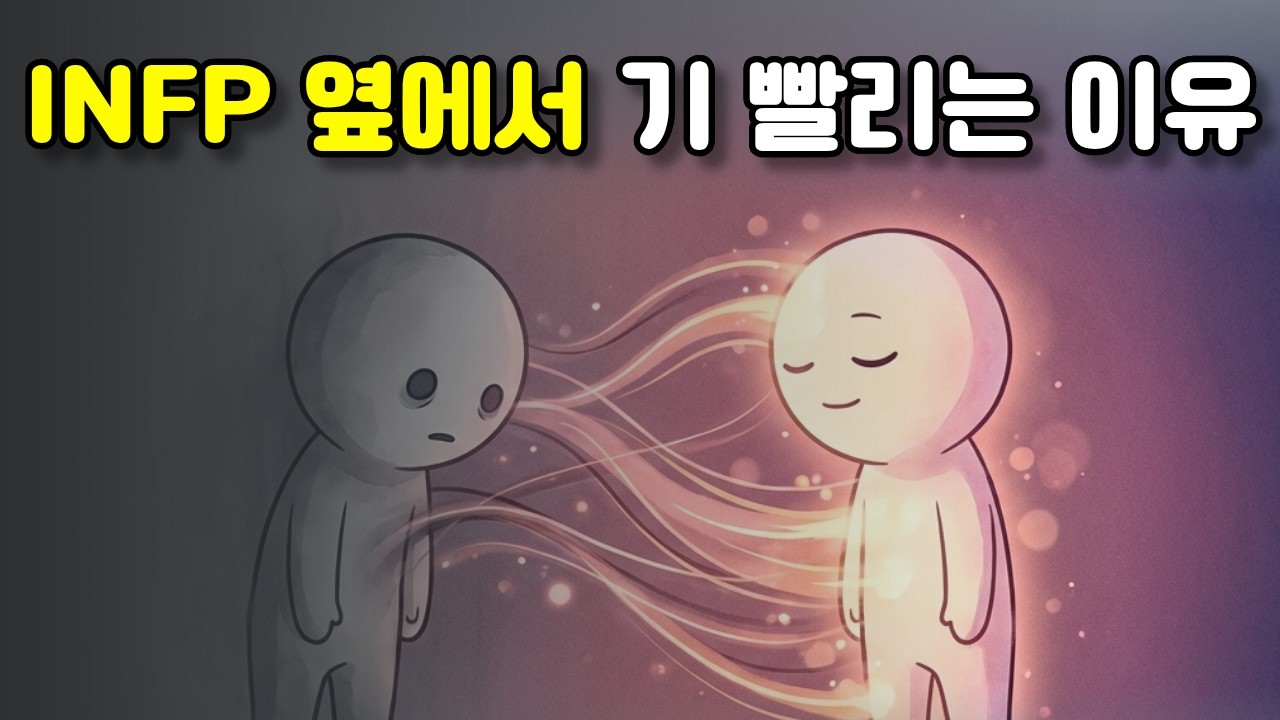 착한 줄 알았던 INFP 옆에서 당신의 기가 쭉쭉 빠지는 진짜 이유 (MBTI 사회적가면 분석)