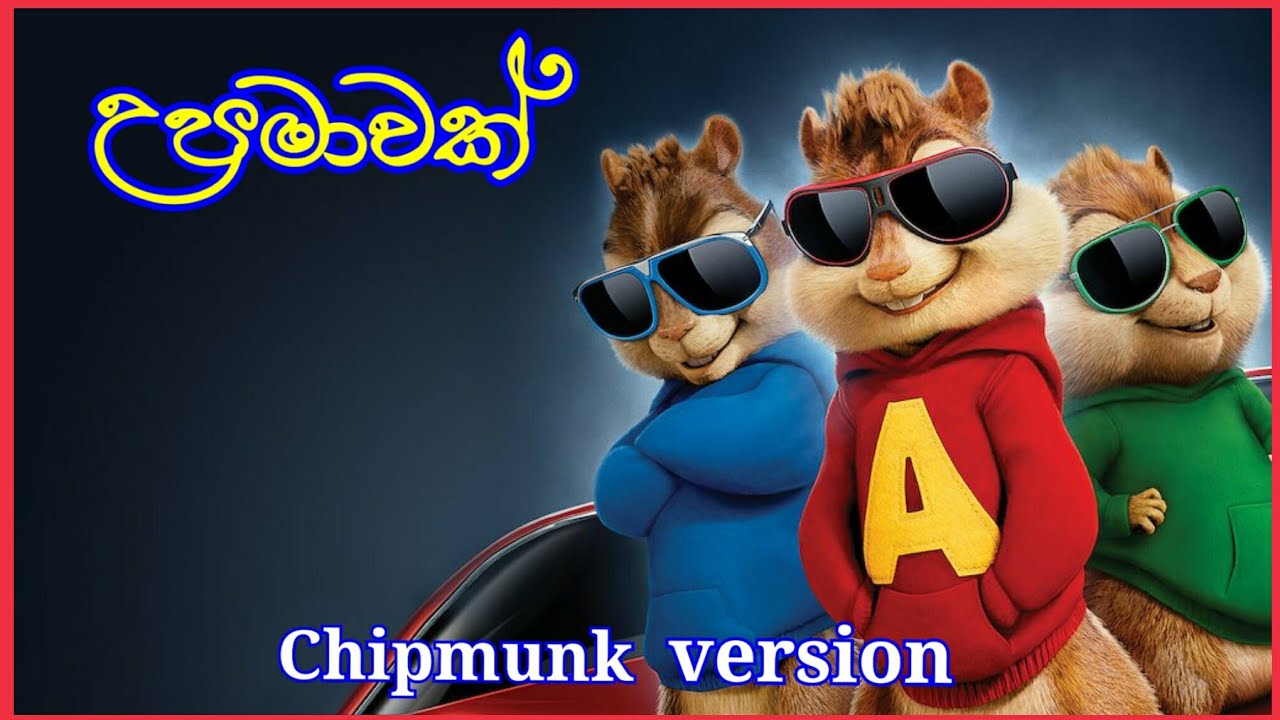 උපමාවක් - Upamawak chipmunks version | Manej Sanjaya new | Himabole Studio