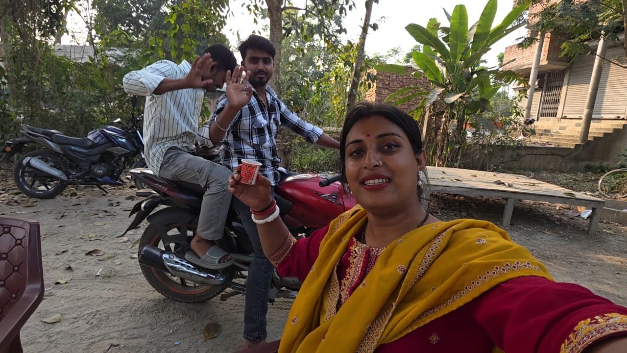 Kolkata se soni kumari or Adarsh Yadav agaye he apna gaowala gharme 