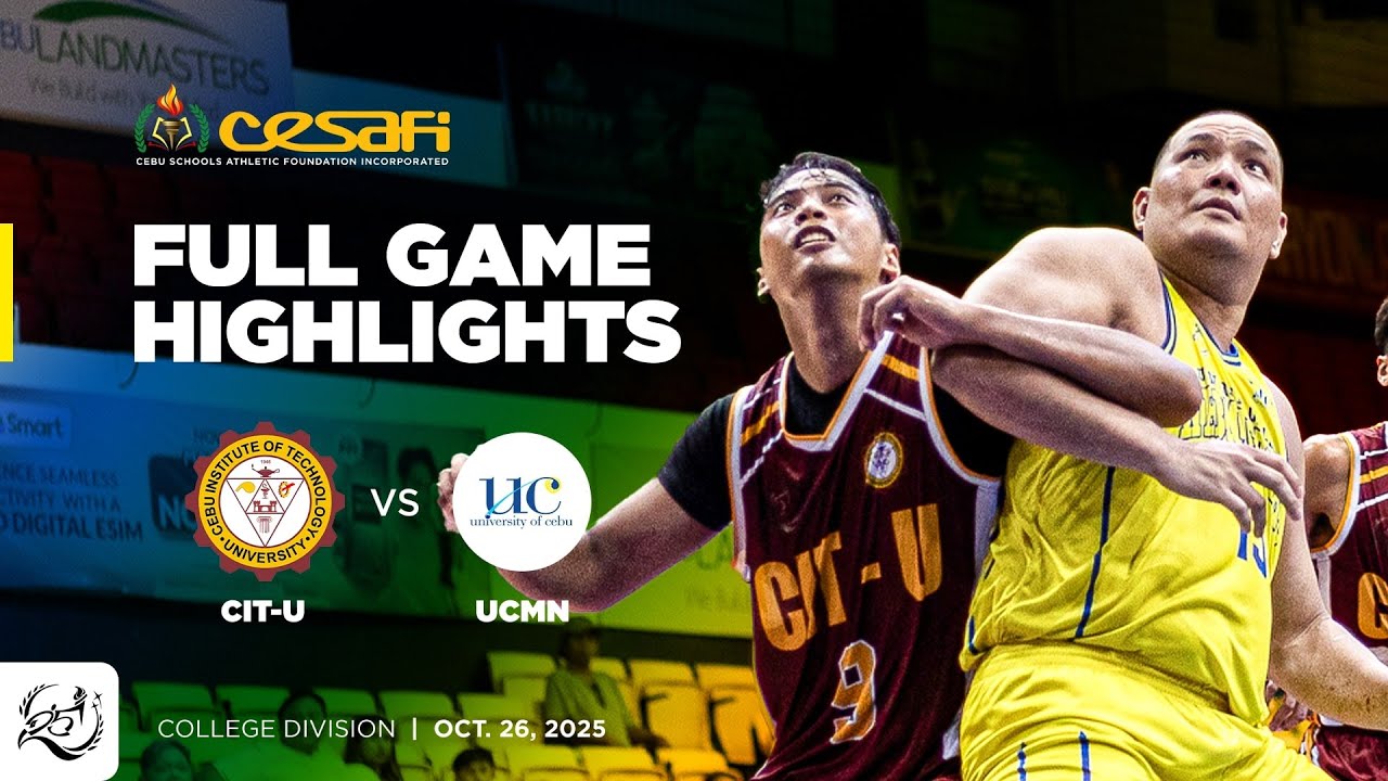 CIT-U vs UCMN | FULL GAME HIGHLIGHTS | CESAFI S25 COLLEGE BASKETBALL DIVISION