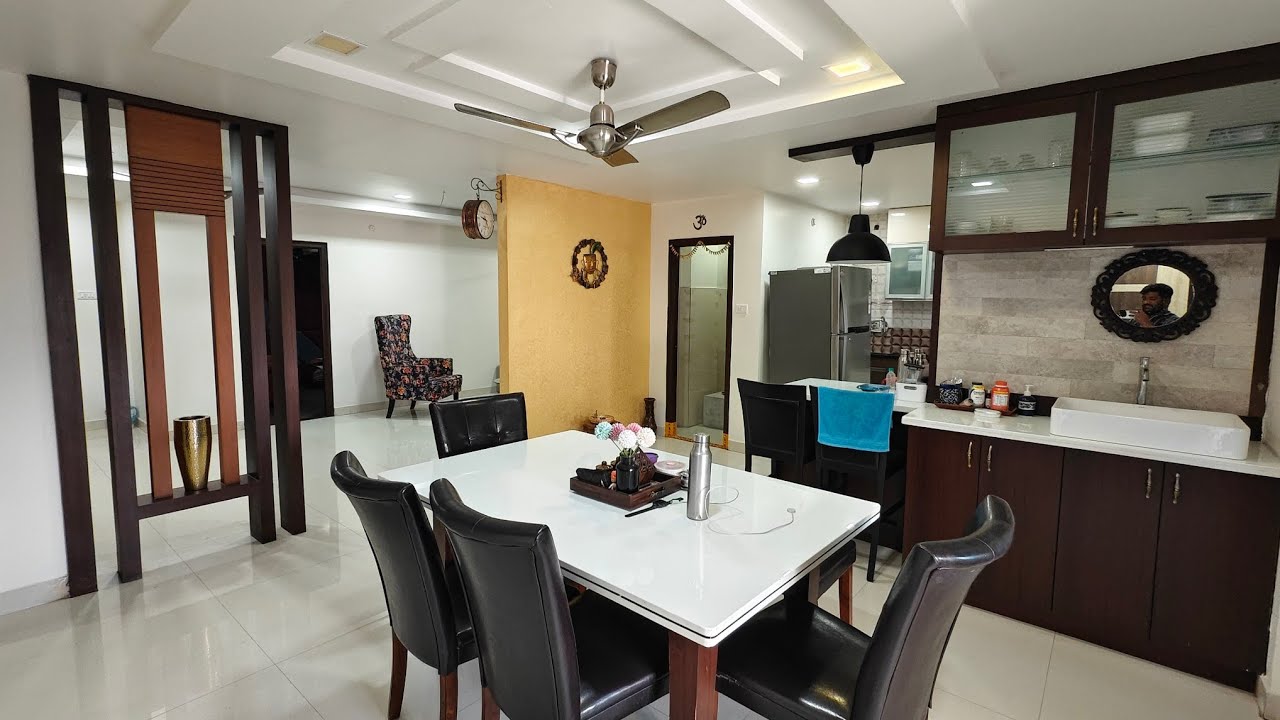 2200 SFT FURNISHED 3 BHK + HOME THEATRE SPACIOUS FLAT FOR SALE HYDERABAD ELIP PROPERTY 