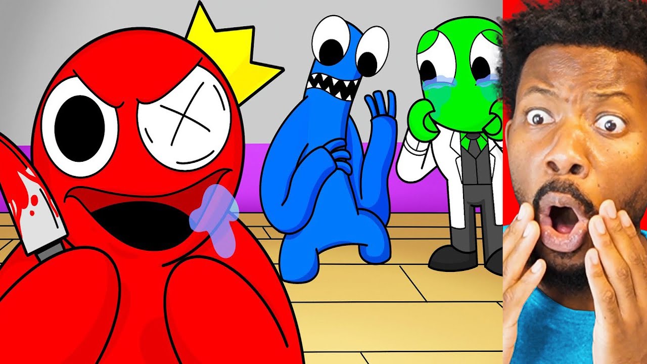 BigB Reacts to Rainbow Friends SWAP Colors Animation!
