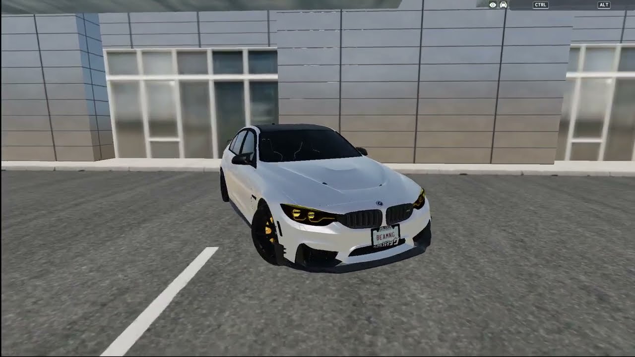 Driving around in the BMW M3 in beam NG drive on the (G29 LOGITECT WHEEL)