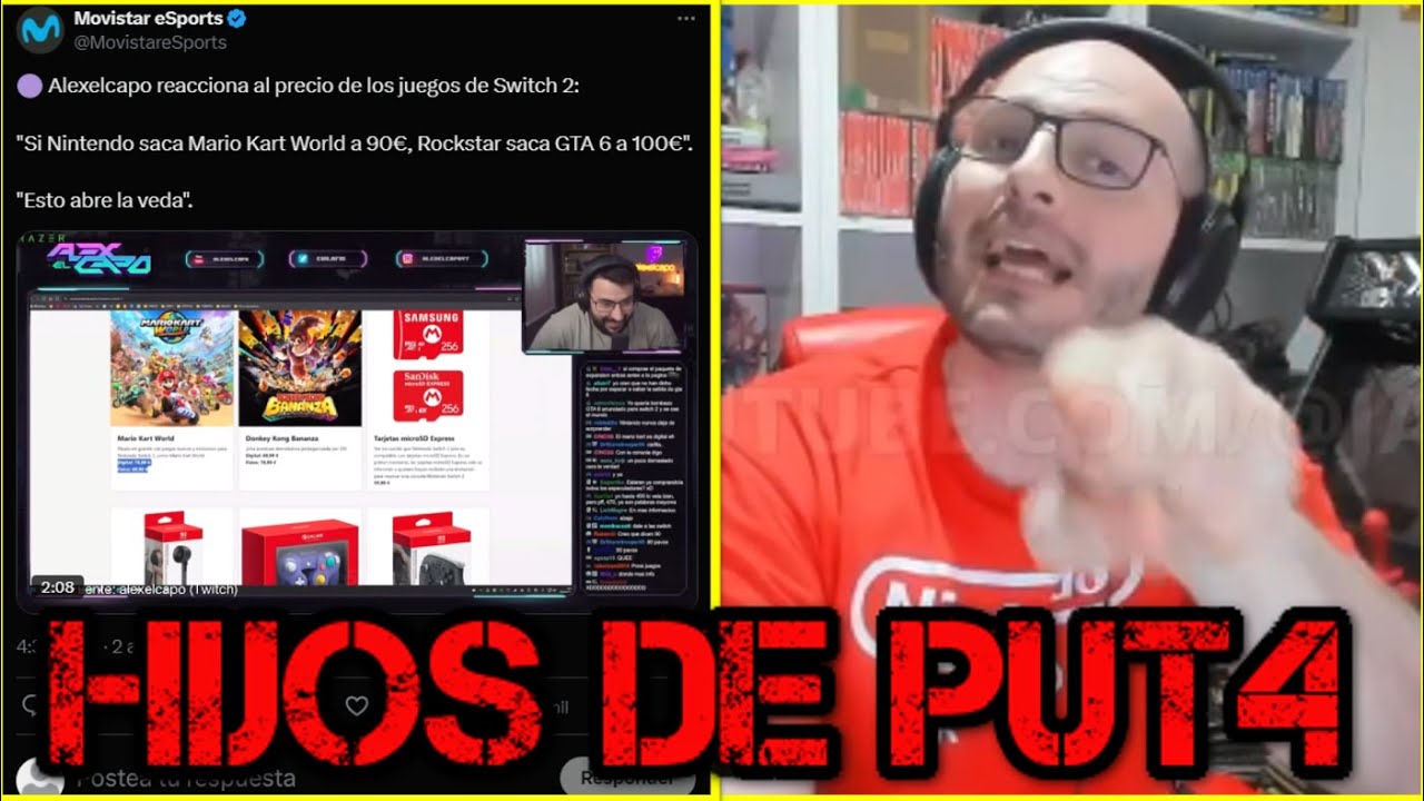 SASEL EXPL0TA CONTRA ALEXELCAPO POR QUEJARSE DE LOS PRECIOS DE NINTENDO PERO NO PLAYSTATION...