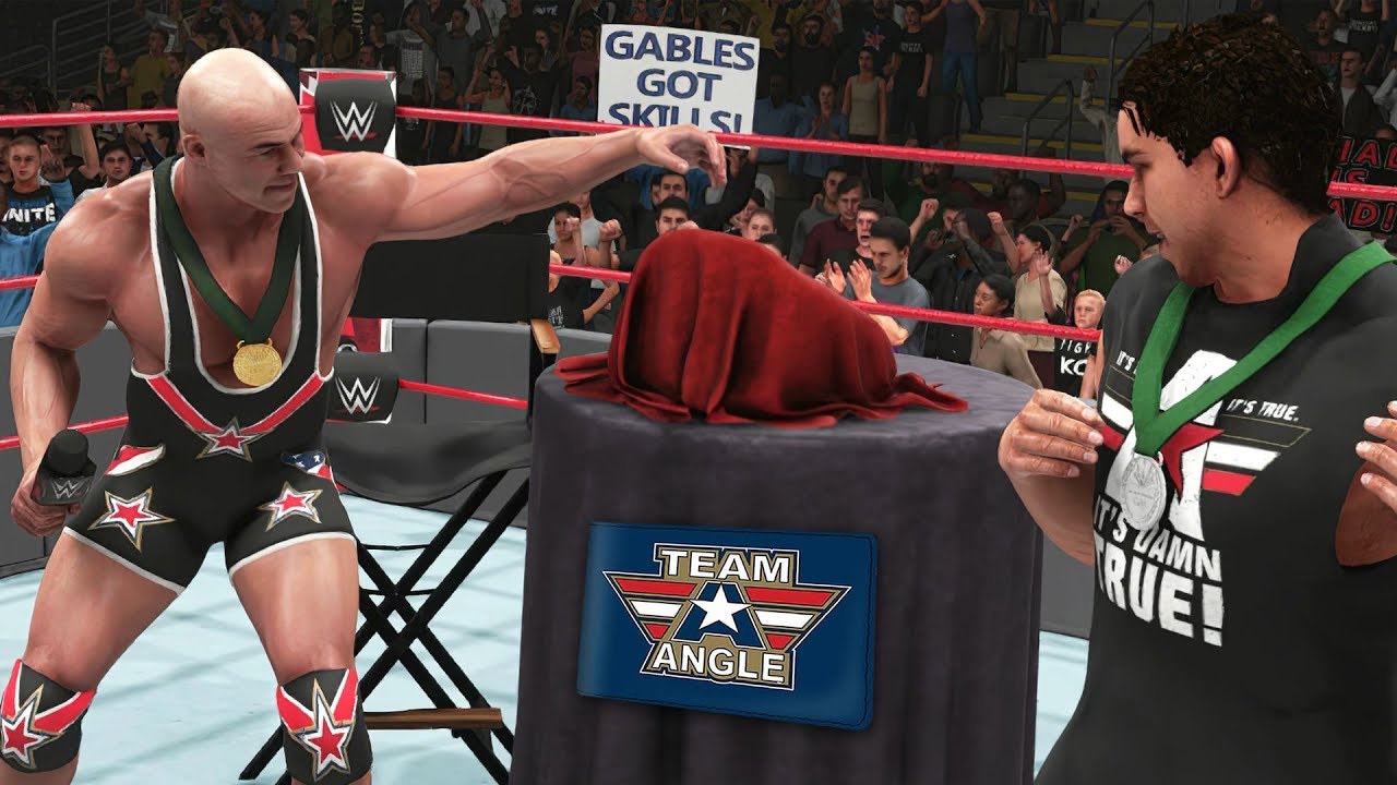 KURT ANGLE REVEALS OLYMPIC CHAMPIONSHIP BELT! | WWE 2K19 Universe Mods