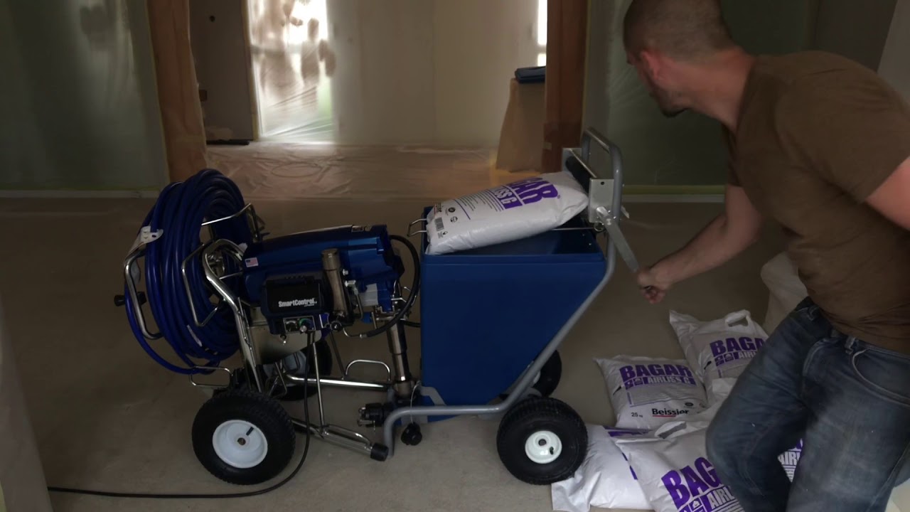 GRACO MARK X part III: mise en route avec les enduits BAGAR