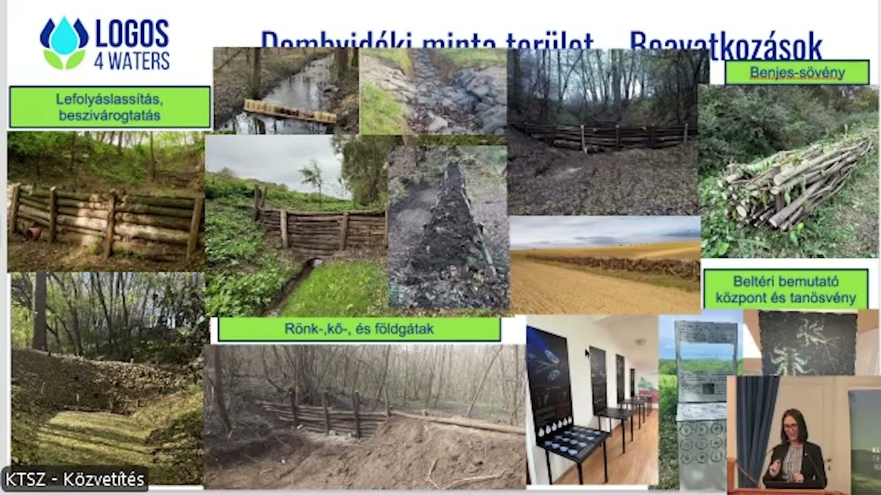 Dr. Szatzker Petra: A LIFE LOGOS 4 Waters projekt természetes vízmegtartó jó gyakorlatai